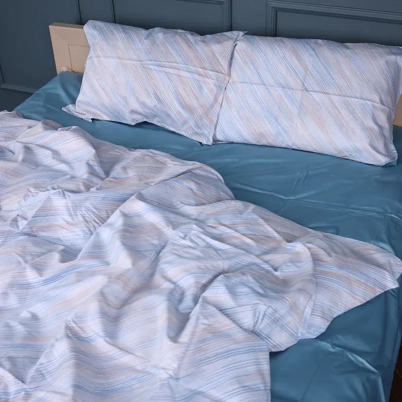 Наволочка MirSon Сатин Pastel Dream 50х70 см блакитна (2200011124063) - фото 2