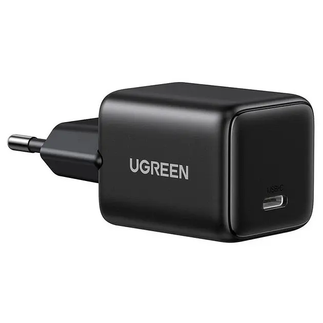 Мережевий зарядний пристрій UGREEN X513 30W USB-C GaN Fast Charger EU Чорний - фото 3