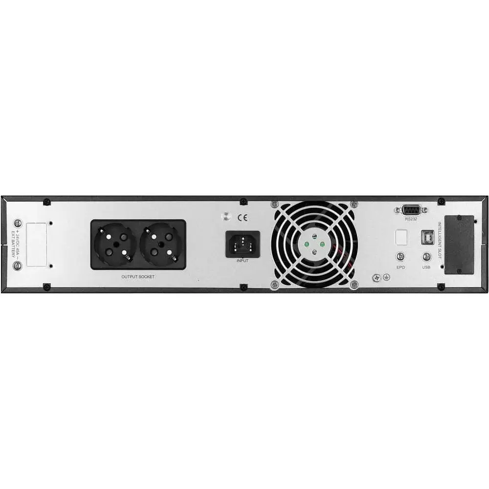 ИБП непрерывного действия (Online) 2E OD1000RT, 1000VA/900W, RT2U, LCD, USB, 3xSchuko (2E-OD1000RT) - фото 5