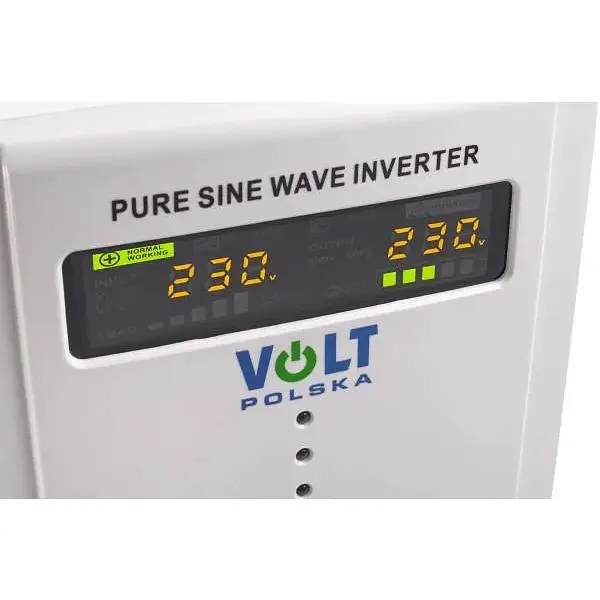 Гібридний ДБЖ/інвертор Volt Polska SINUS PRO 1500E 12V 230V (3SP091512E) - фото 4