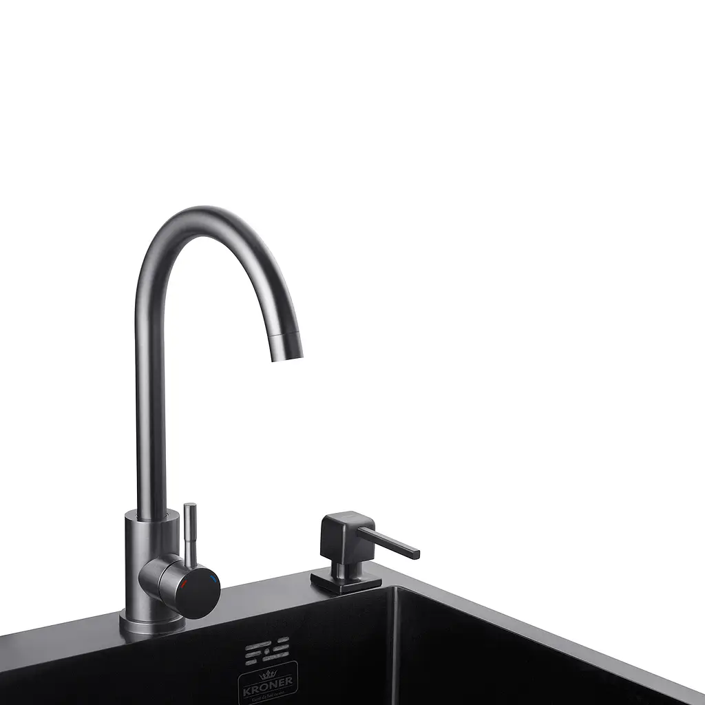 Дозатор для миючого засобу Kroner KRP Spender - SCH054 CV030015, Графит - фото 5