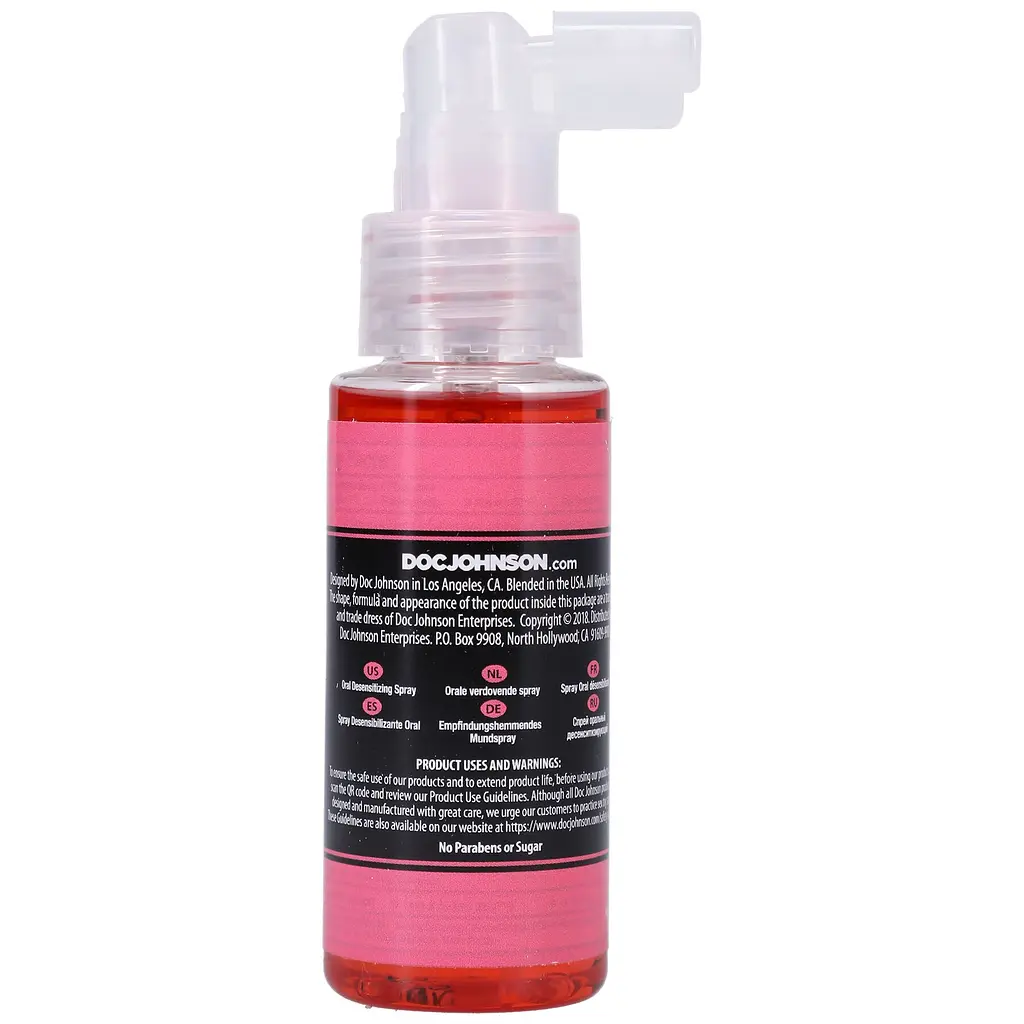 Спрей для мінету Doc Johnson GoodHead DeepThroat Spray - Watermelon 59 мл для глибокого мінету - фото 2