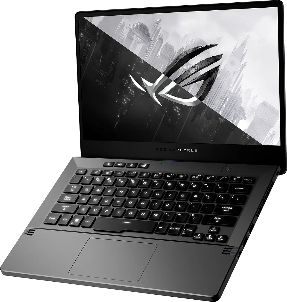 Ноутбук ASUS ROG Zephyrus G14 GA401QM-HZ335 14FHD IPS/AMD R7-5800HS/16/512F/NVD3060-6/noOS/Gray (90NR05S3-M08630) - фото 4
