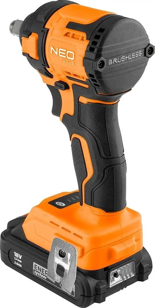 Гайковерт ударний Neo Tools Energy+ 18В безщітковий 2500 об/хв 350 Нм 1/2" 3 швидкості 1.1 кг без АКБ та ЗП - фото 7