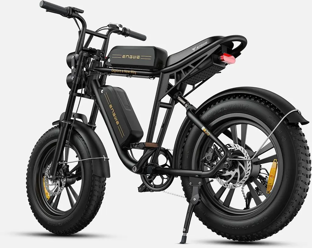 Електровелосипед Engwe M20 Dual Batteries Black [En-M20-DUAL-black] [85481] - фото 5