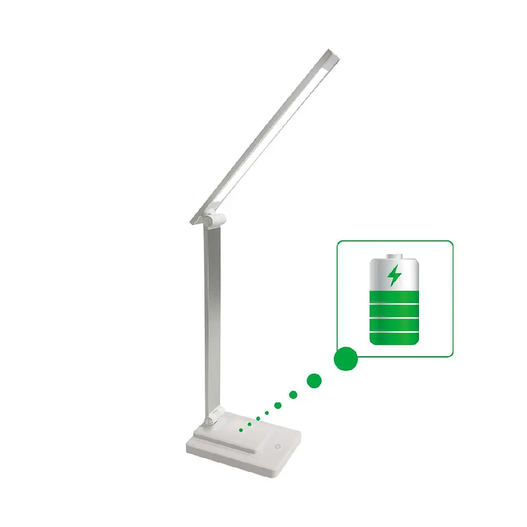 Настільна лампа Євросвітло LED акумуляторна Ridy-10-2-PWR 10 Вт біла - фото 2