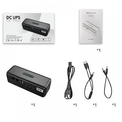 ИБП Yepo Smart DC-UPS 10400mAh DC-5V/9V/12V - фото 3