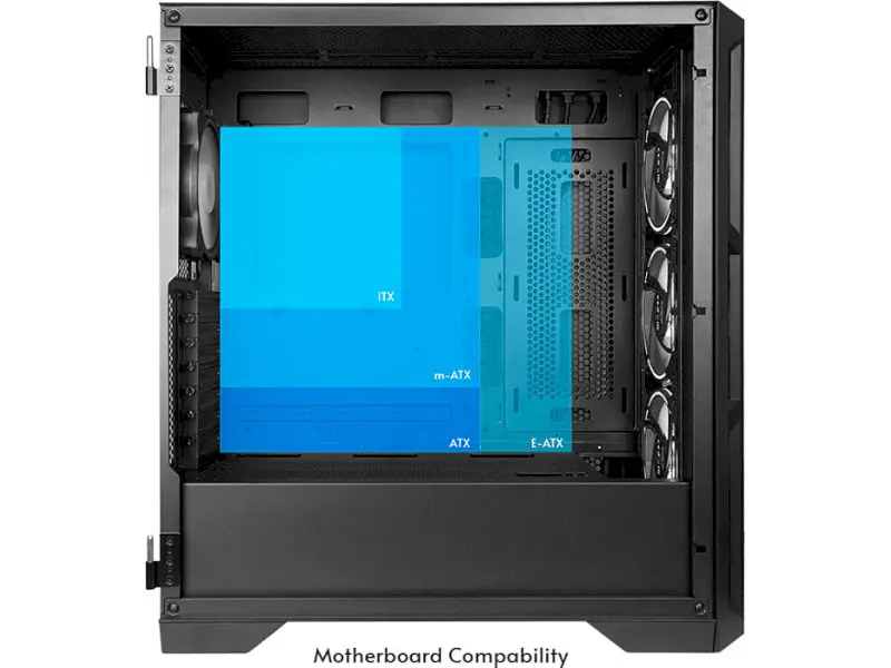 Корпус Chieftec APEX Black (GA-01B-TG-OP) - фото 5
