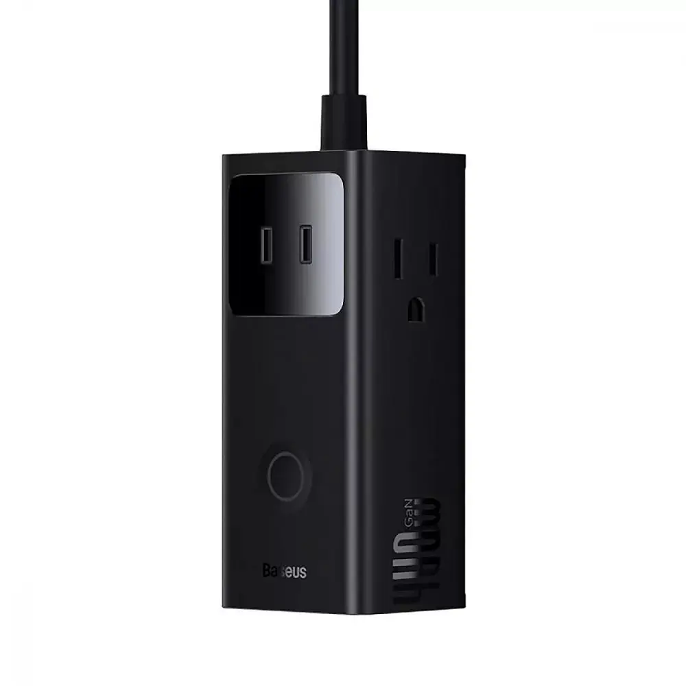 Сетевой фильтр-удлинитель Baseus PowerCombo Digital PowerStrip (3 з розетки 1 х USB 2 х Type-C) 1.5 м - фото 2