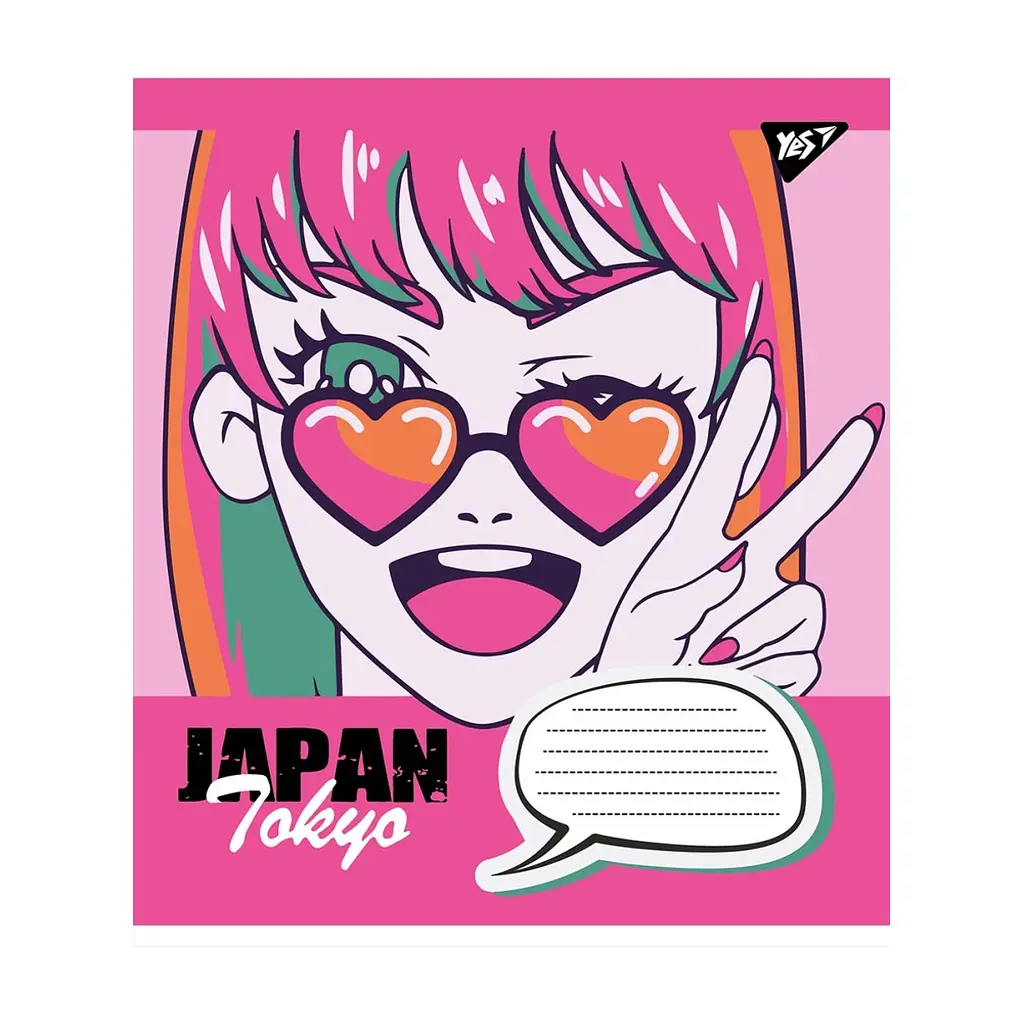 Зошит Yes А5 Japan Tokyo 36 аркушів, клітинка (766412), в асортименті - фото 5