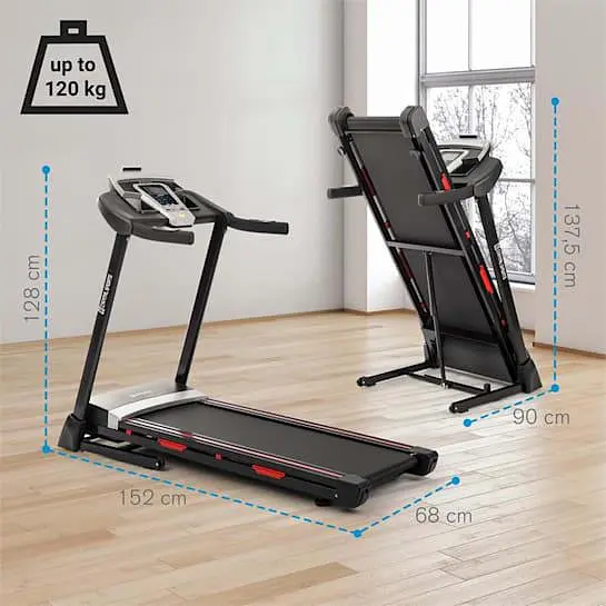 Capital Sports Pacemaker F80 бігова доріжка 3PS 14 км/год - фото 4