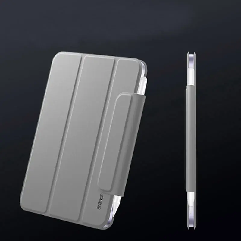 Чохол до планшета BeCover Magnetic Buckle Apple iPad mini 6 2021 Gray (706827) - фото 4