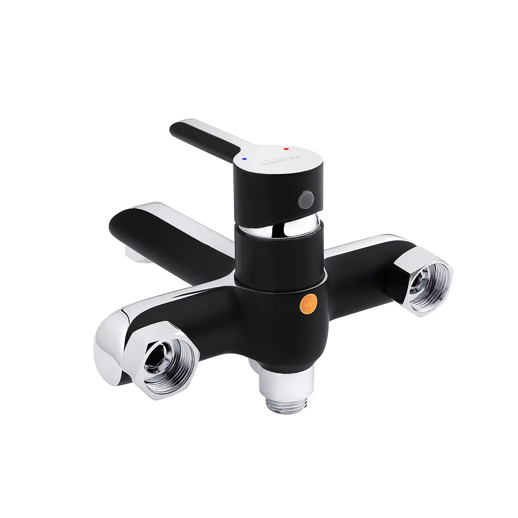 Змішувач для ванної Kroner KRP Essen - SCH060 CV024326 Чорний матовий - фото 4