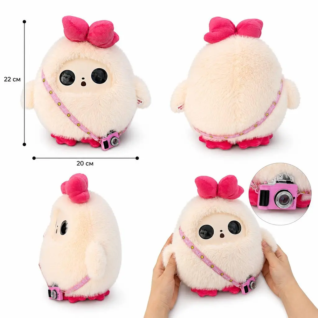 Розумна AI-іграшка Bobo PINK Smart AI Plush Toy голосове керування й під'єднання через Wi-Fi - фото 3
