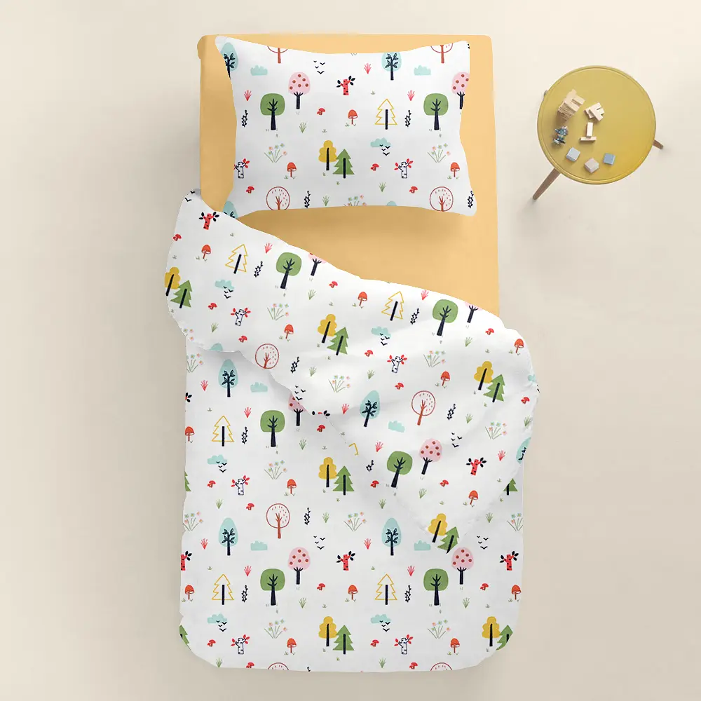 Дитяча постіль без простирадла COLORFUL FOREST CS1 COSAS (4822052259078) - фото 2