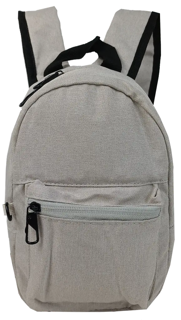 Маленький жіночий рюкзак 3L Антизлодій з RFid світло-сірий LS sum0028826 - фото 2