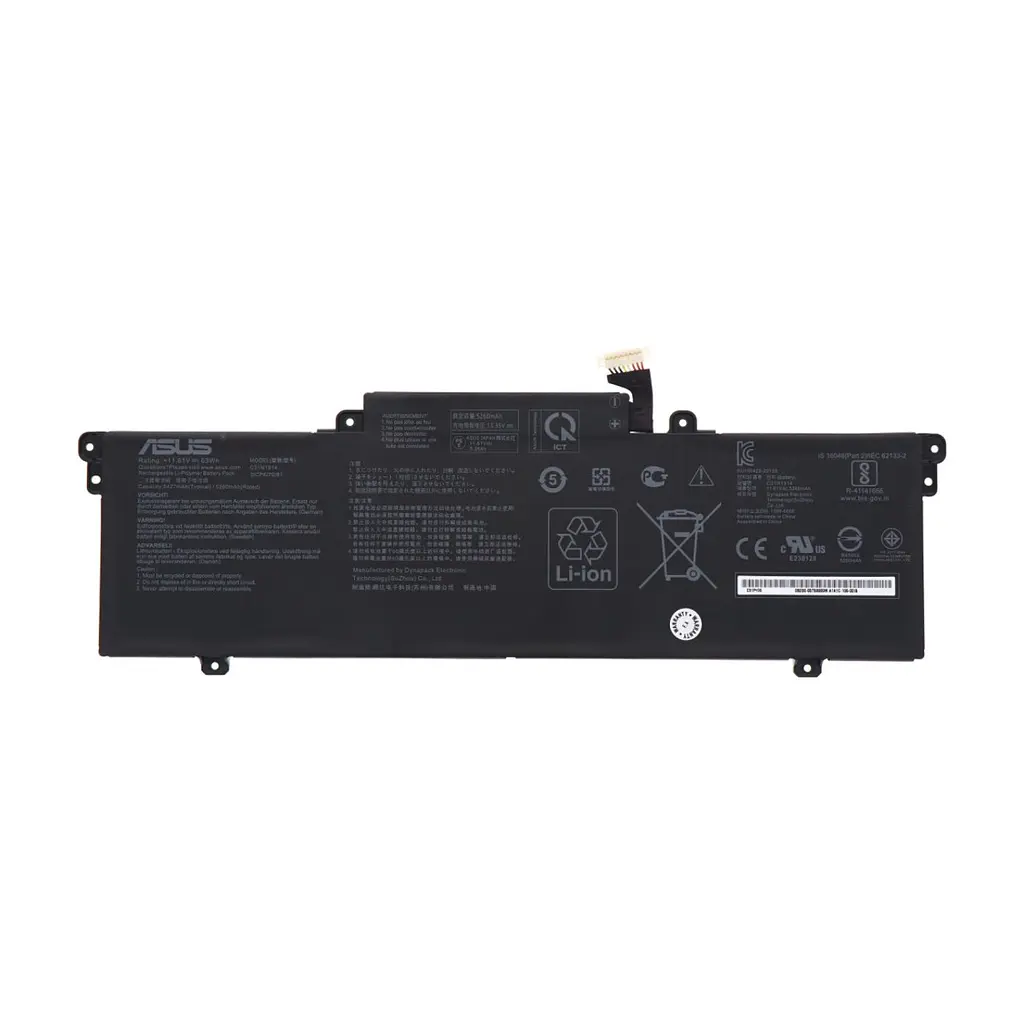 Акумулятор до ноутбука ASUS ZenBook UX435 C31N1914, 5427mAh (63Wh), 3cell, 11.61V, Li-Pol (A47884)