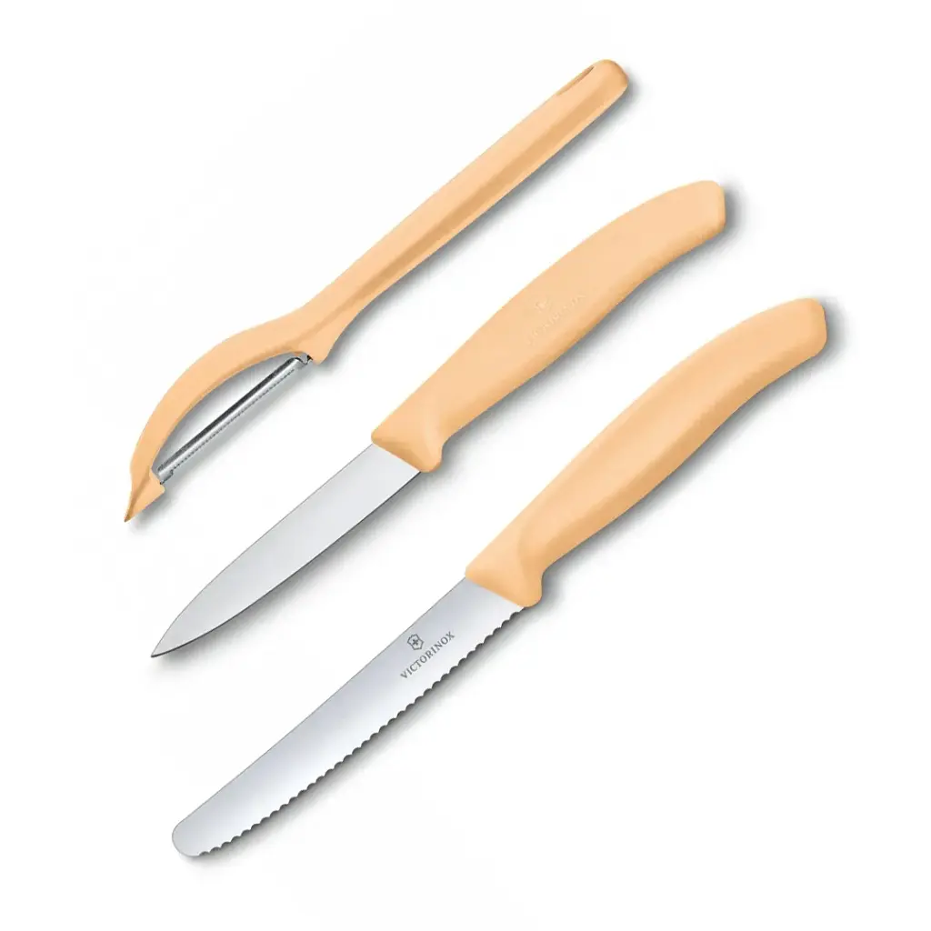 Набір ножів Victorinox SwissClassic Paring Set 3 шт Universal Orange (6.7116.31L92)