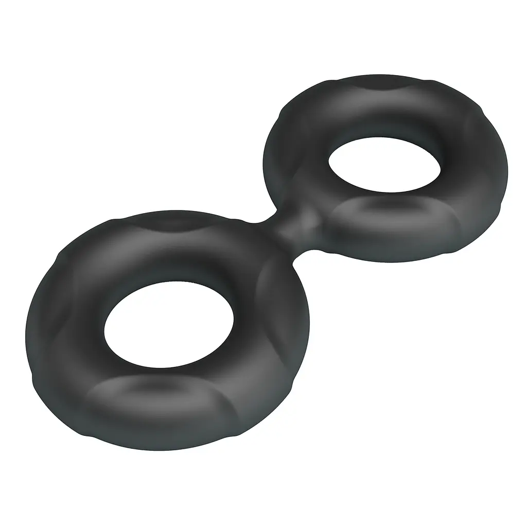 Ерекційне кільце Crazy Bull Super Soft Silicone Radwan, чорне PRETTY LOVE BI-210364 103646 - фото 7