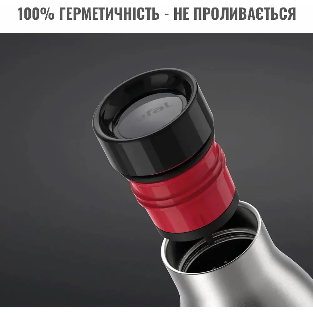 Термобутылка Tefal Bludrop 700 мл черная (N3111110) - фото 5