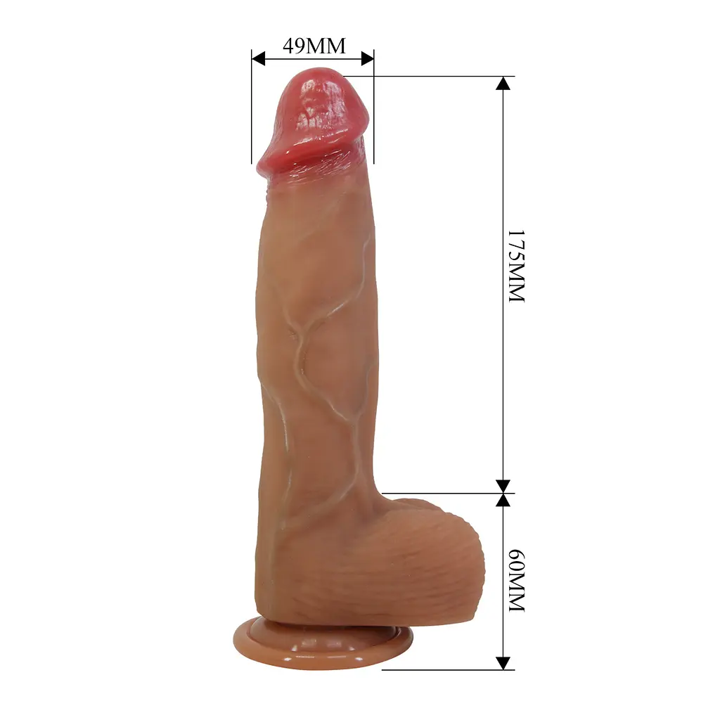 Фалоімітатор Pretty Love Orton 9.2 Super Soft Liquid Silicone Dildo PRETTY LOVE BW-008141N 103591 - фото 7