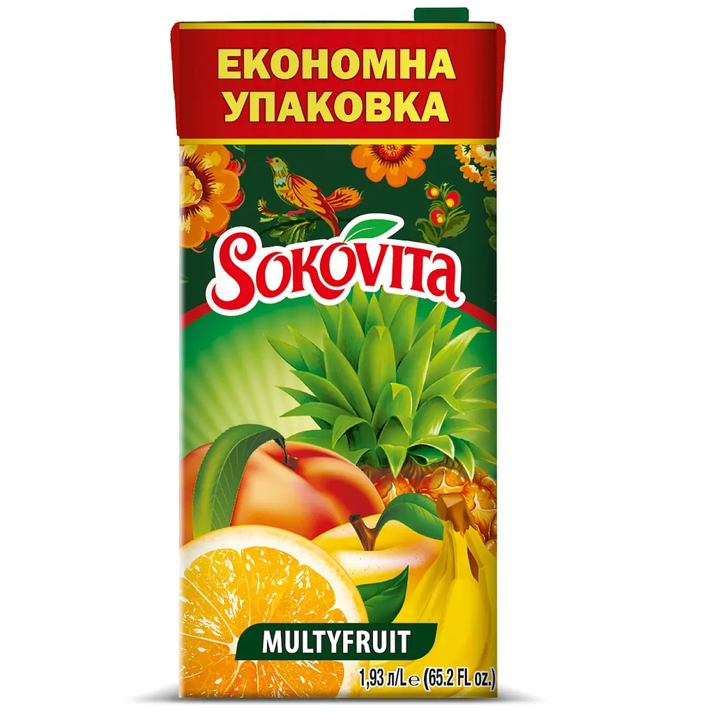 Напиток соковый Соковита Мультифруктовый 1.93 л - фото 2