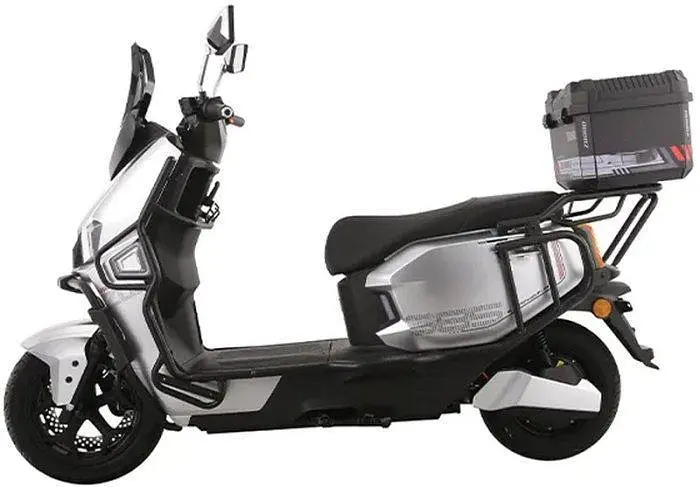 Электроскутер Двухместный Crosser V1 PRO (2000W 76.8V/30Ah) Серый - фото 2