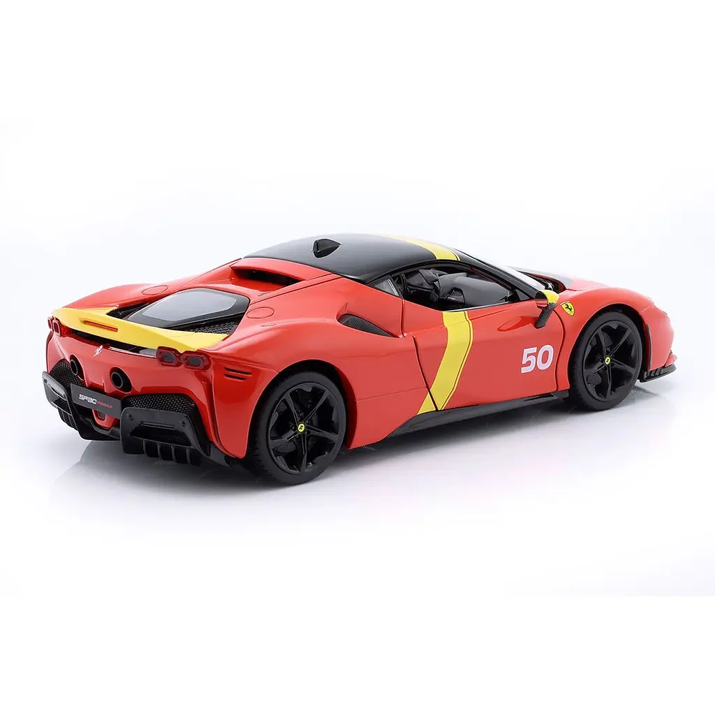 Автомодель Bburago R&P Ferrari SF90 Stradale Assetto Fiorano 1:18 (18-16021) - фото 3