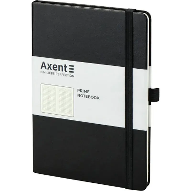 Книга записна Axent Partner Prime 145х210 мм A5 96 аркушів клітинка Чорний (8305-01-A) - фото 2