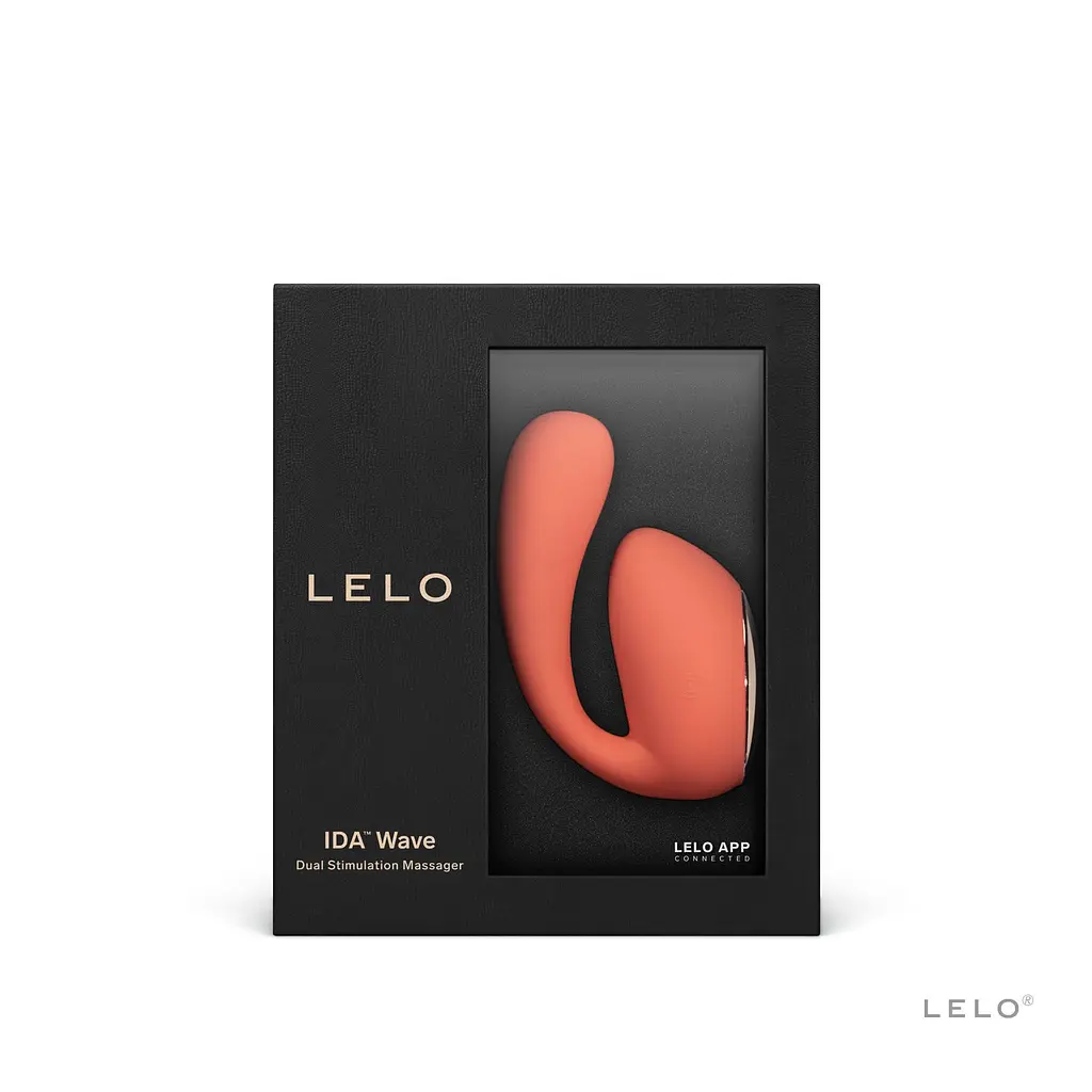 Смарт-вібратор LELO Ida Wave Coral Red, вагінально-кліторальний, технологія WaveMotion, 2 мотори - фото 7