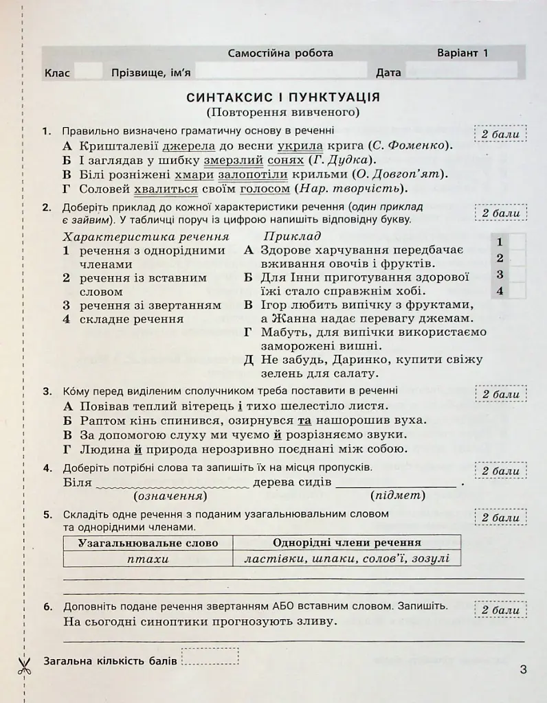 Українська мова. 6 клас. Контроль результатів навчання - Віктор Заболотний - фото 2