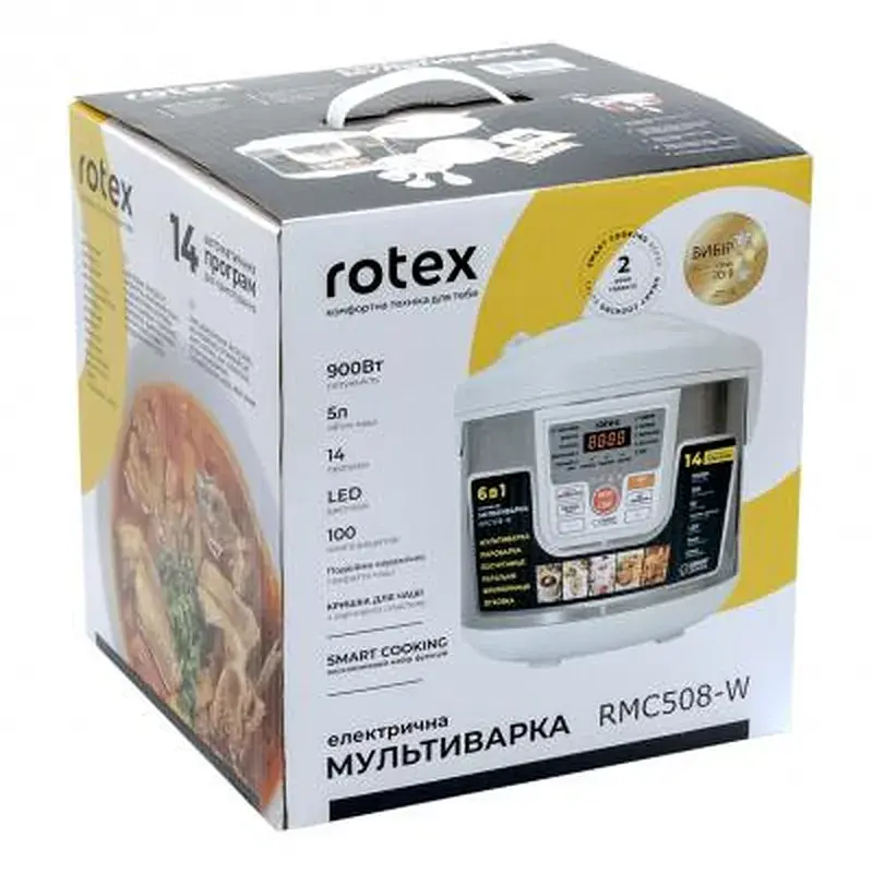 Мультиварка Rotex RMC508-W - фото 7
