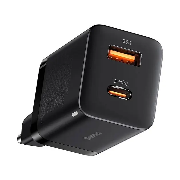 Зарядное устройство Baseus Super Si 30 W 1 USB-C PD выход блок адаптер черный - фото 5
