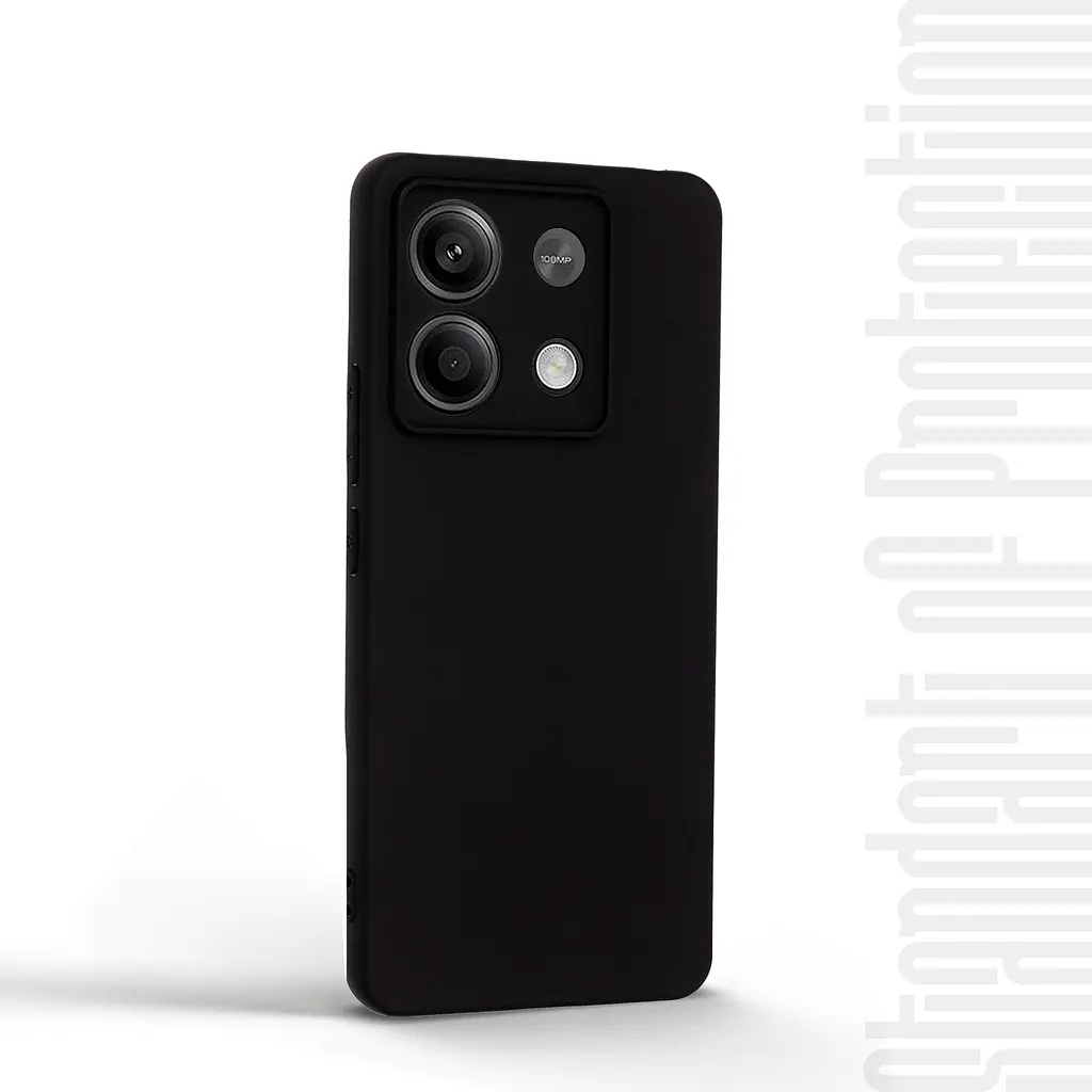 Чехол-накладка для смартфона Xiaomi Redmi Note 13 Pro 5G Poco X6 5G противоударный, силиконовый, термополиуретановый (ТПУ), с защитой камеры и корпуса, черный, защита всего корпуса, ArmorStandart (ARM71858) - фото 2