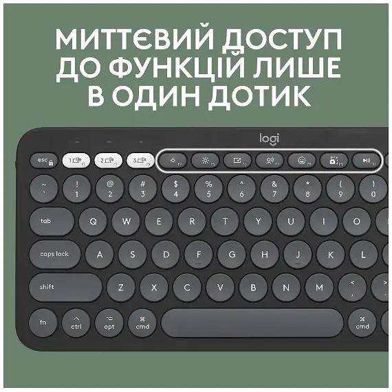 IT набір Pebble 2 Combo for Mac Tonal Graphite Logitech teh0027084 - фото 3