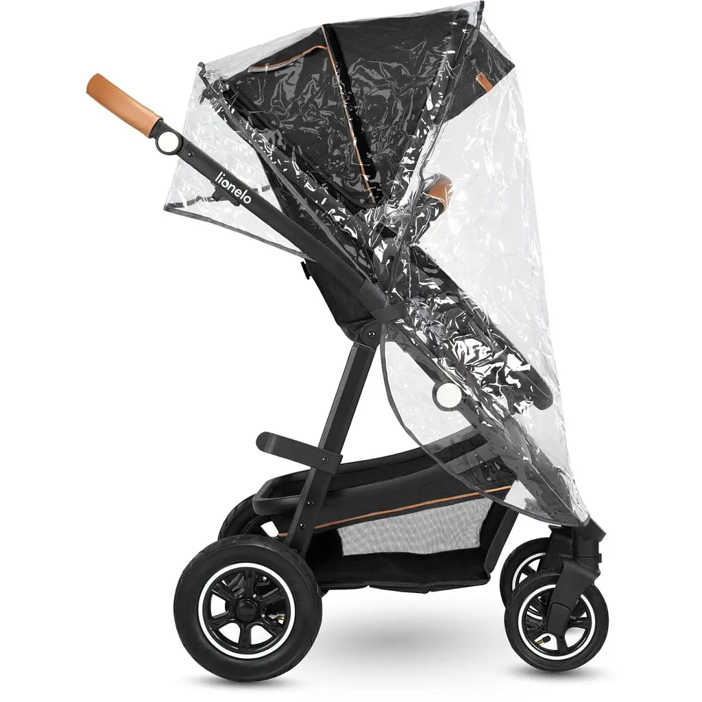 Коляска 2 в 1 Lionelo Amber Grey Graphite, темно-серая (LO-AMBER GREY GRAPHITE (2in1)) - фото 9
