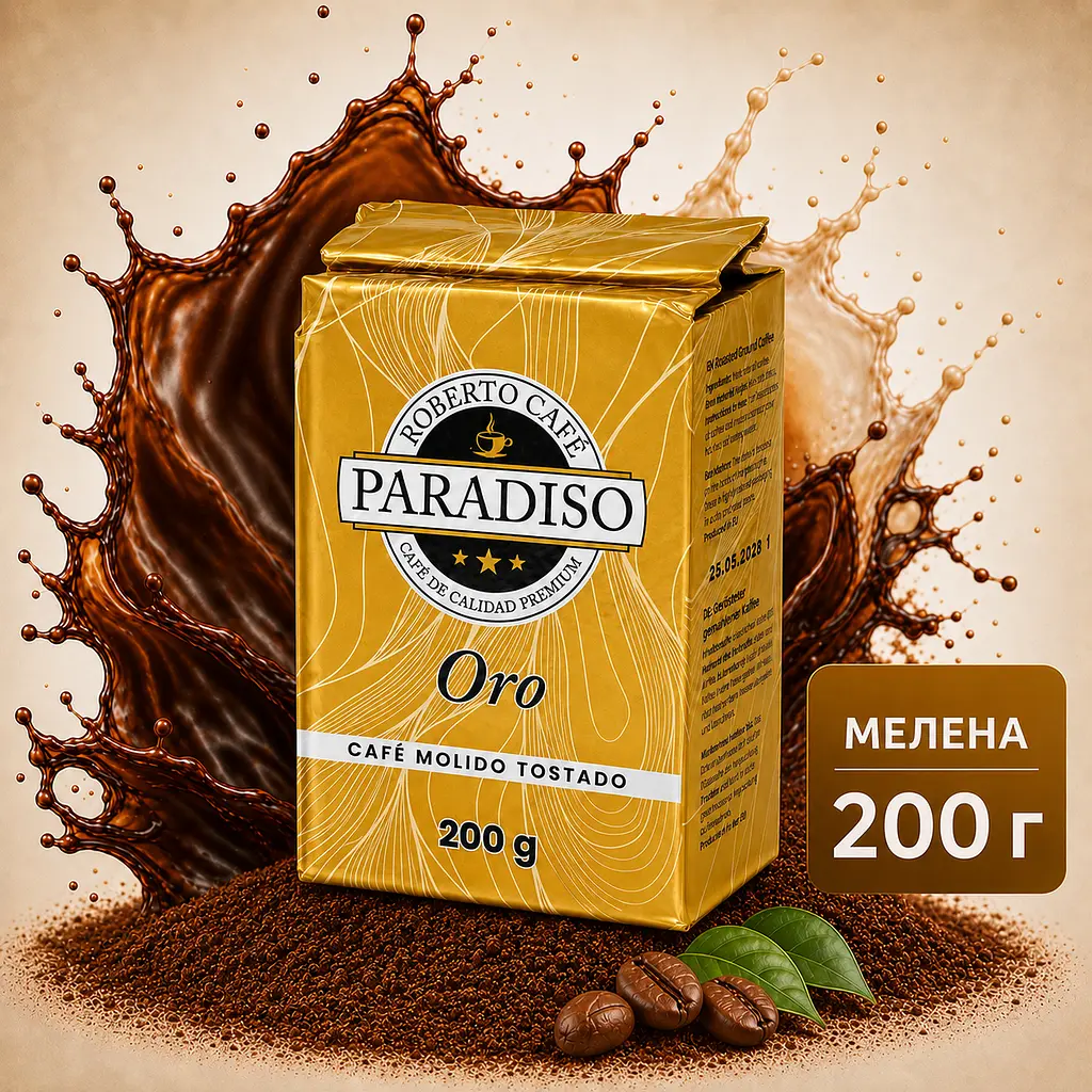 Кава мелена Paradiso Oro 200 г натуральна середнього обсмаження - фото 2