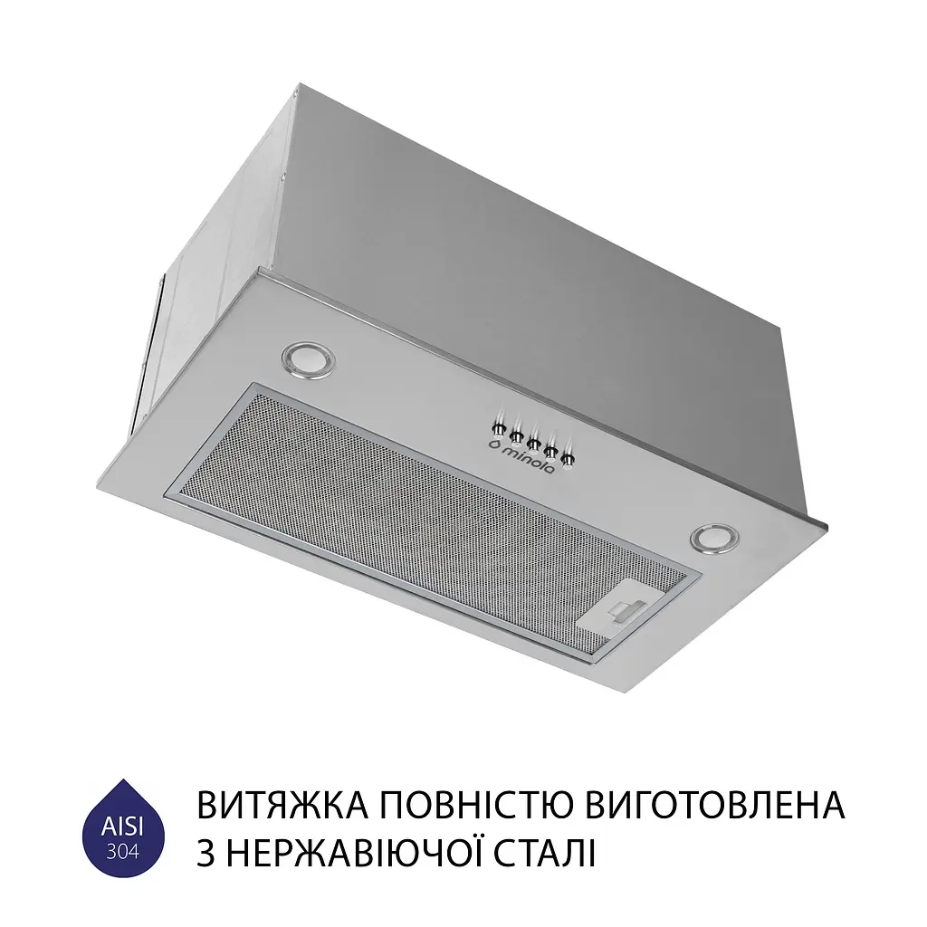 Витяжка повновбудована MINOLA HBI 5627 I 1000 LED - фото 4