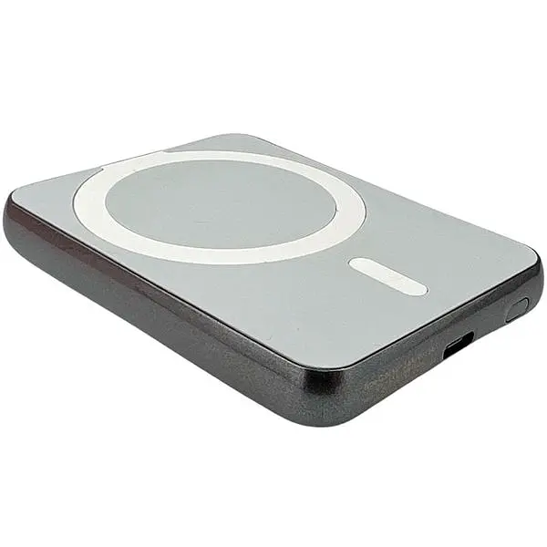 Зовнішній павербанк Remax 5000 mAh 20W RPP-509 MagSafe зі швидкою зарядкою PD+QC USB-C, Чорний - фото 2
