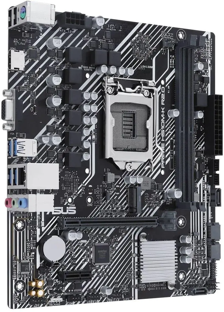Материнська плата ASUS PRIME H510M-K R2.0 (H510M-K R2.0) (Socket 1200, Intel H510, Micro-ATX) - фото 2