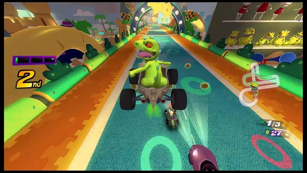 Игра Sony PlayStation 4 Nickelodeon Kart Racers Английская Версия Б/у - фото 3