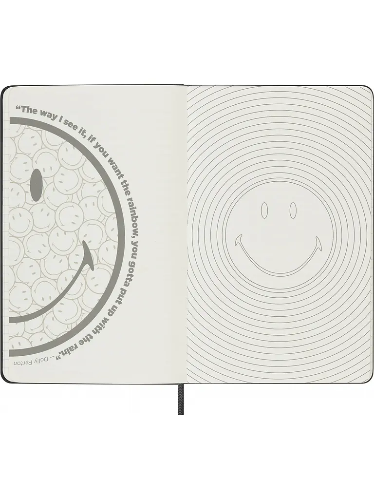 Записник Moleskine Smiley середній, Лінійка Канва (LESMILEYNTBK) - фото 4