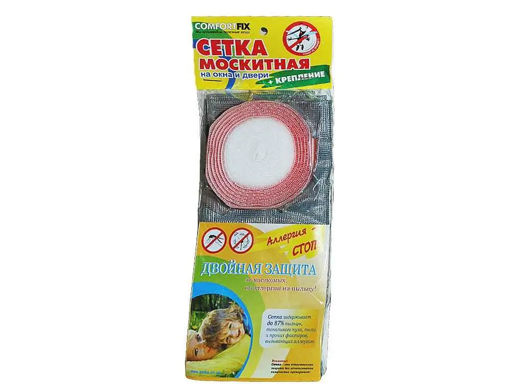 Комплект Сітка фасована 50×75 см кріплення біле 2,5м COMFORTFIX (арт. 124288)