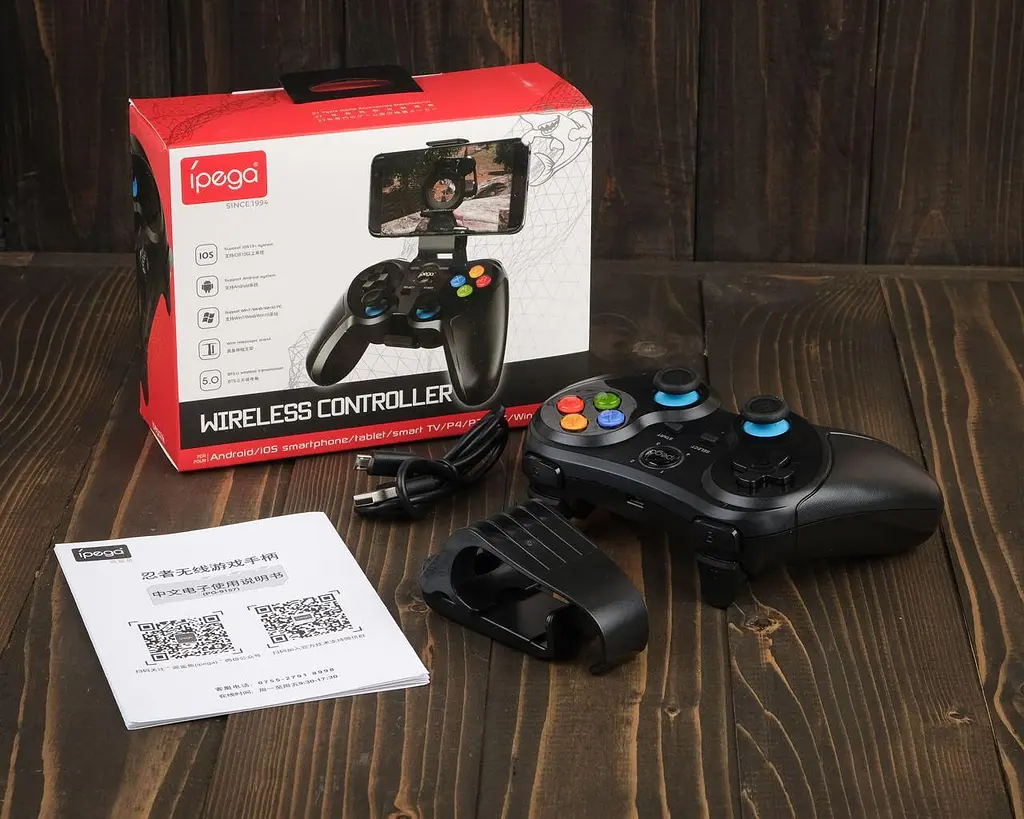 Игровой контроллер iPega Bluetooth PG-9157 для 4-6.7 дюймов Android, iOS, TV, PC - фото 4