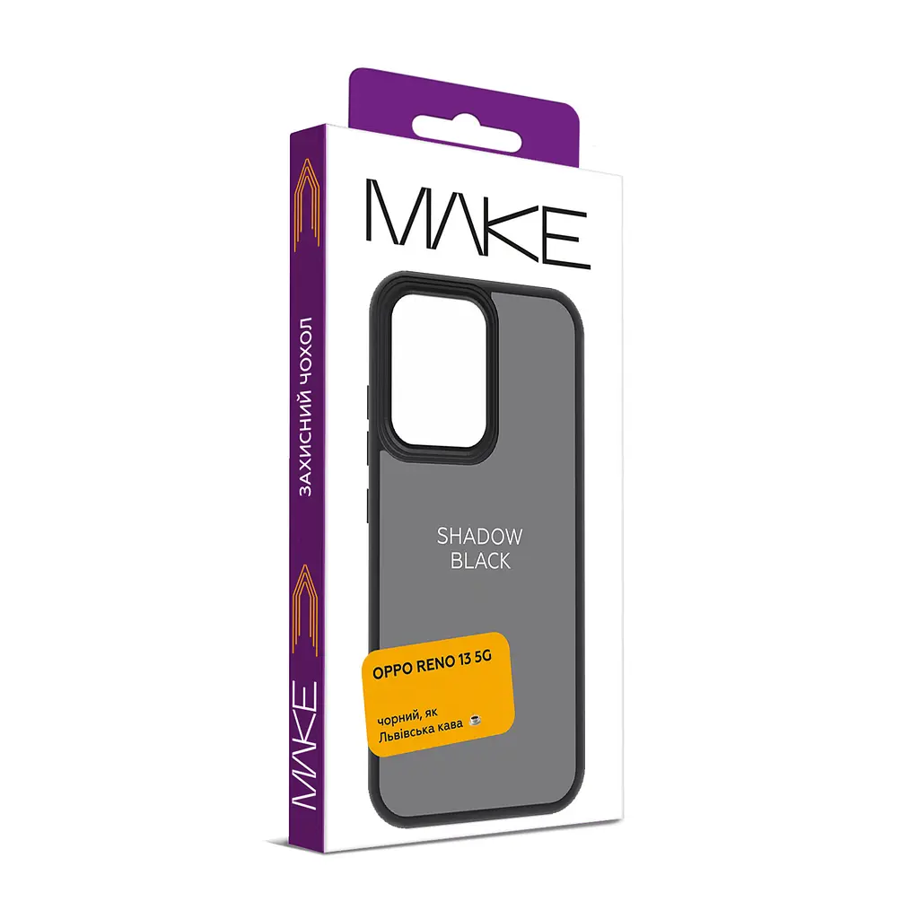 Чохол MAKE Oppo Reno13 5G Shadow Black - фото 2