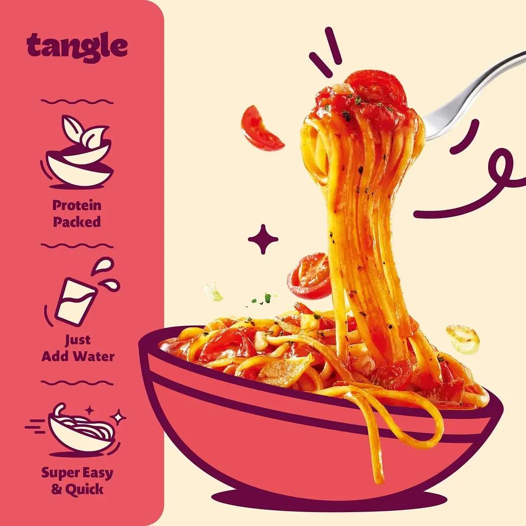 Локшина Samyang Tangle Chunky Tomato Pasta 105г - фото 4