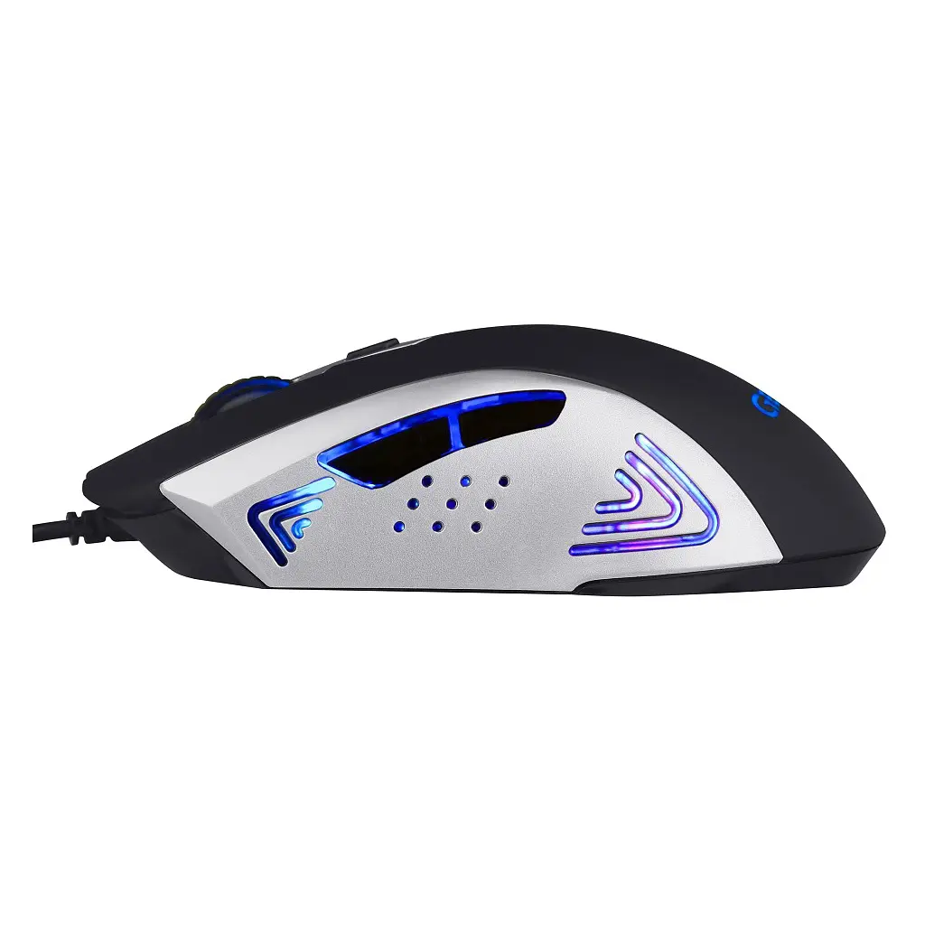 Мишка Gemix W100 USB Black/Gray + ігрова поверхня (W100Combo) - фото 3