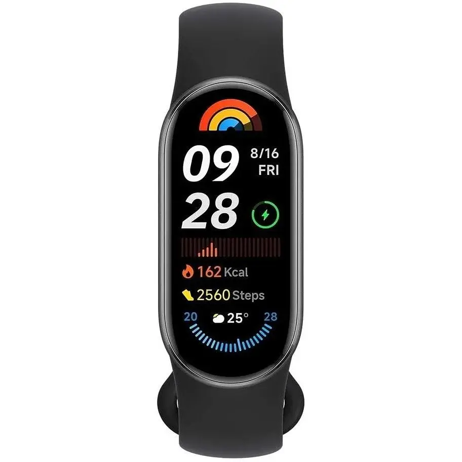 Фитнес-браслет Xiaomi Smart Band 9 Midnight Black + металлический ремешок Type С Black - фото 4