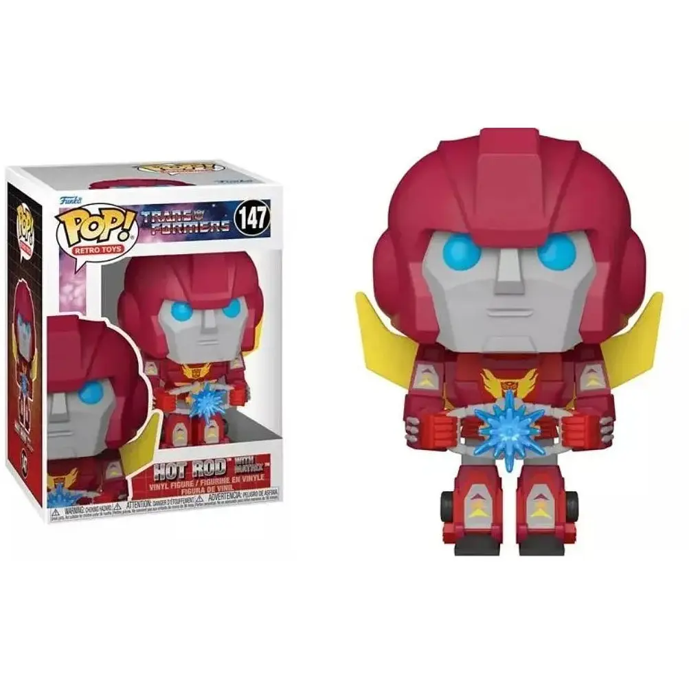 Фігурка Funko Pop Трансформери Хот Род Transformers Hot Rod 10 см FP T HR 147 - фото 1