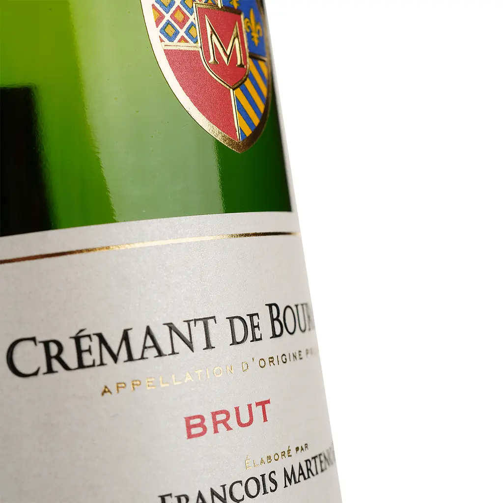 Вино игристое Francois Martenot Cremant de Bourgogne Brut, белое, брют, 12%, 0,75 л - фото 3